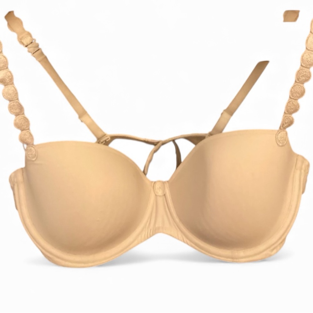 Marie Jo Dottie Bra NWOT 38B White Dottie Style “Show Your Straps on Purpose”